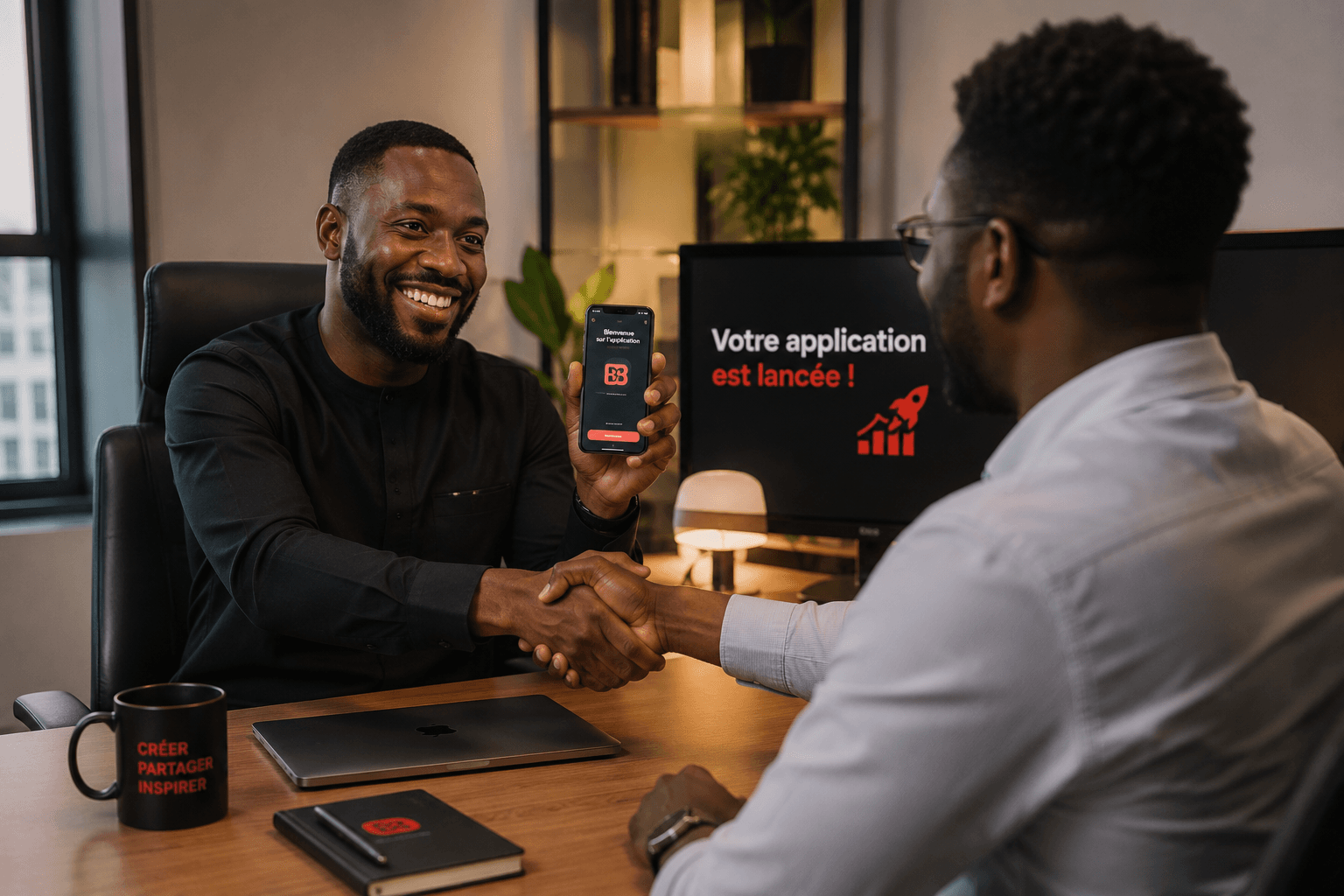 Lancement d'application client